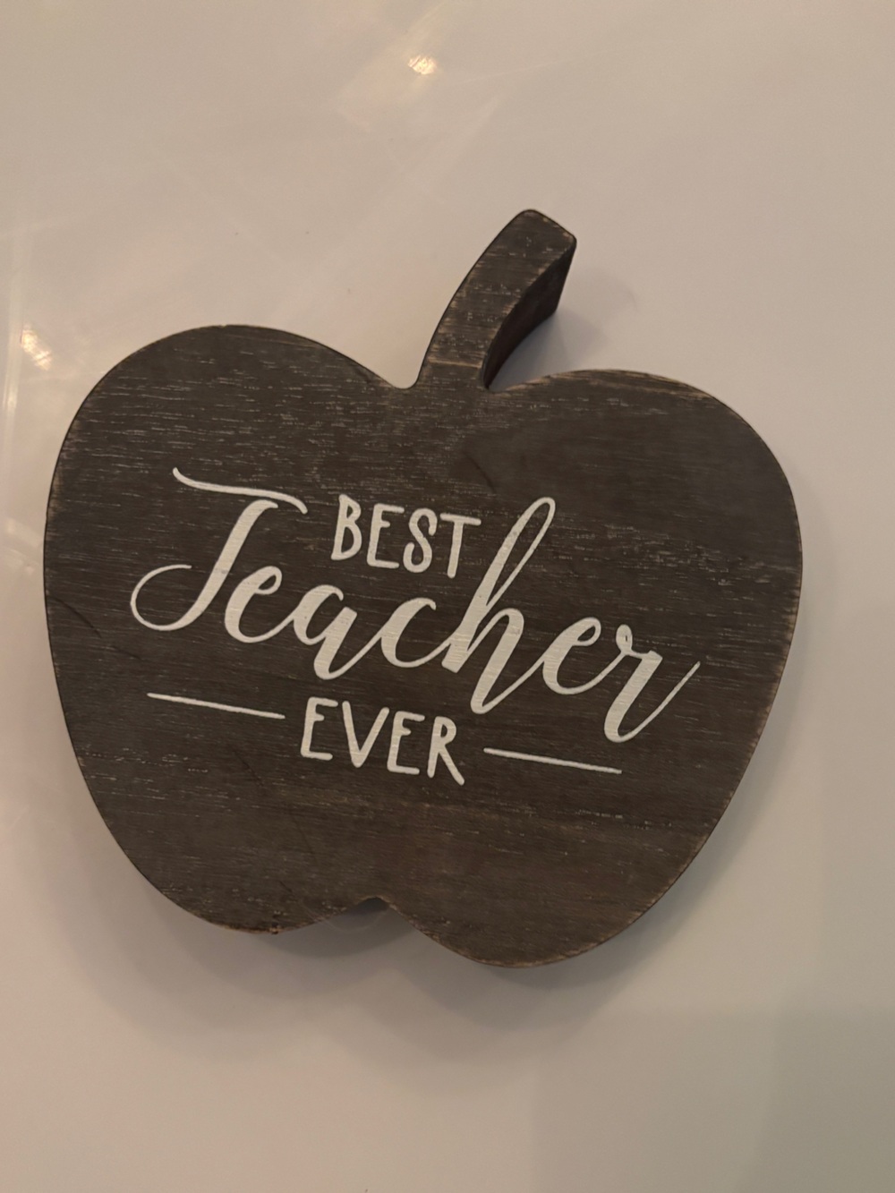 T.J.Maxx Brown Apple-Shaped Decorative Plaque